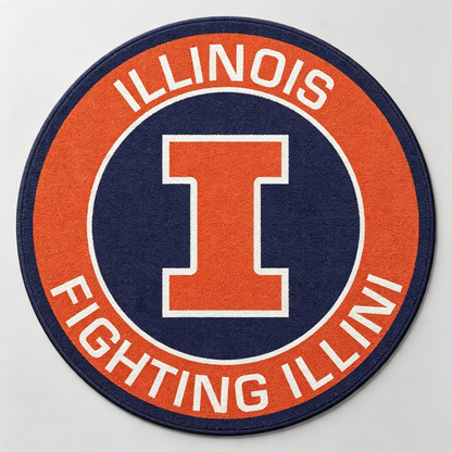 Fighting Illini Rug - Illinois