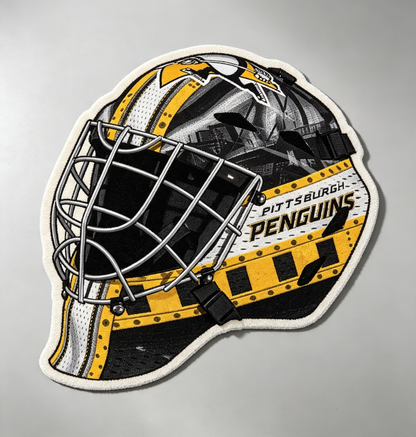 Pittsburgh Penguins Goalie Helmet Rug