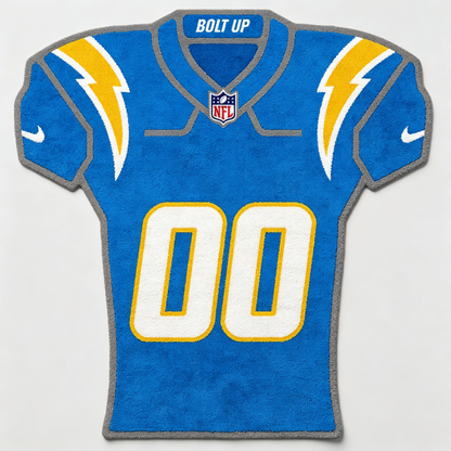Los Angeles Chargers Uniform Rug