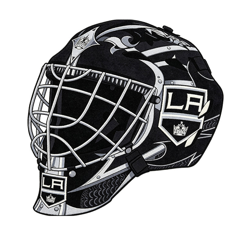 Los Angeles Kings Goalie Helmet Rug