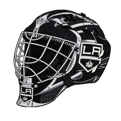 Los Angeles Kings Goalie Helmet Rug