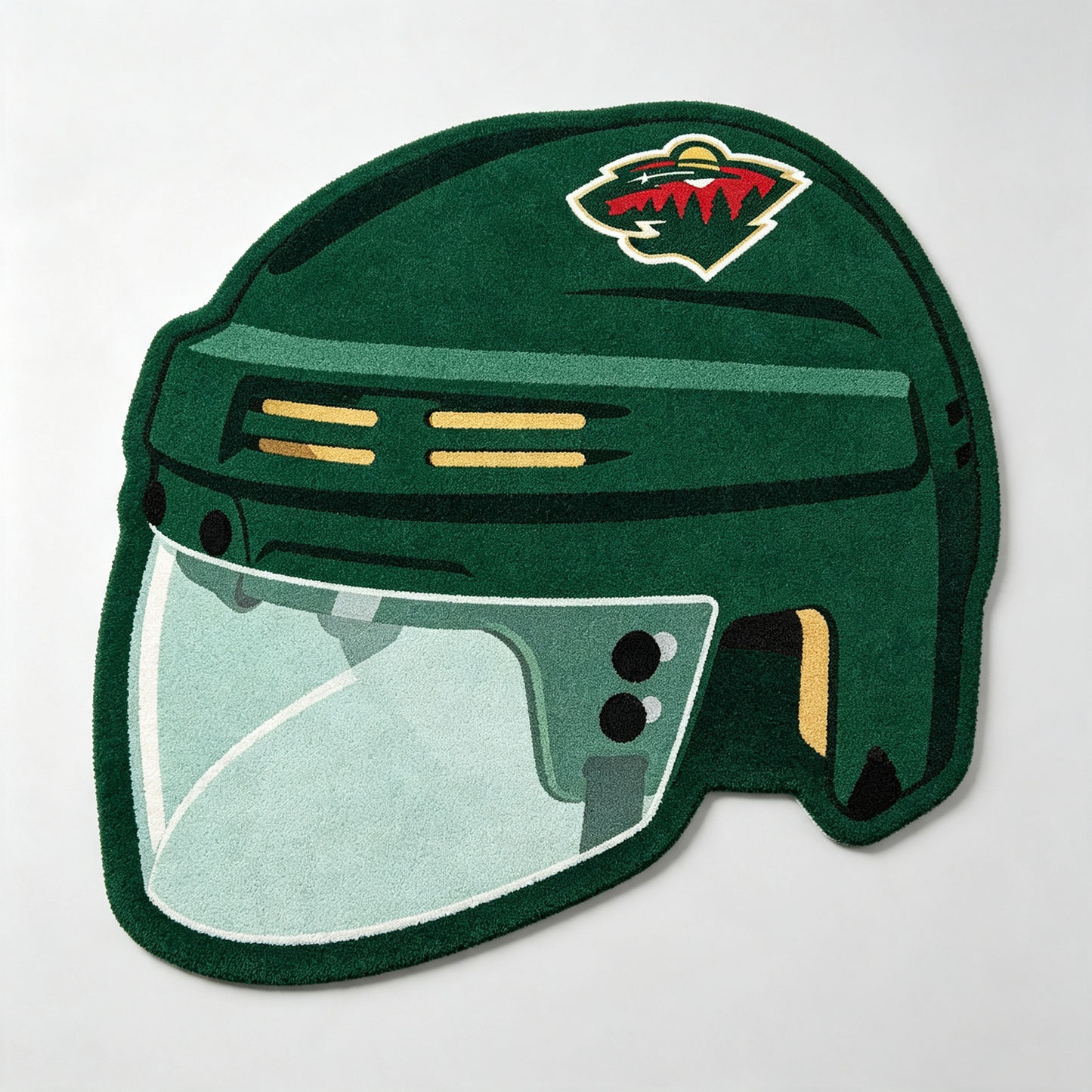 Minnesota Wild Helmet Rug