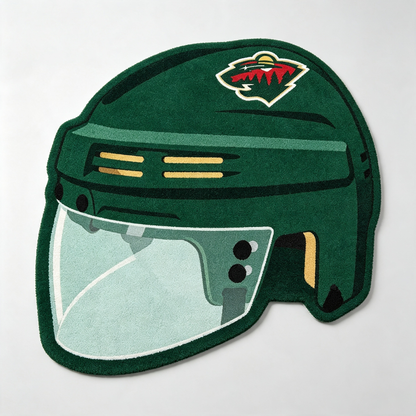 Minnesota Wild Helmet Rug