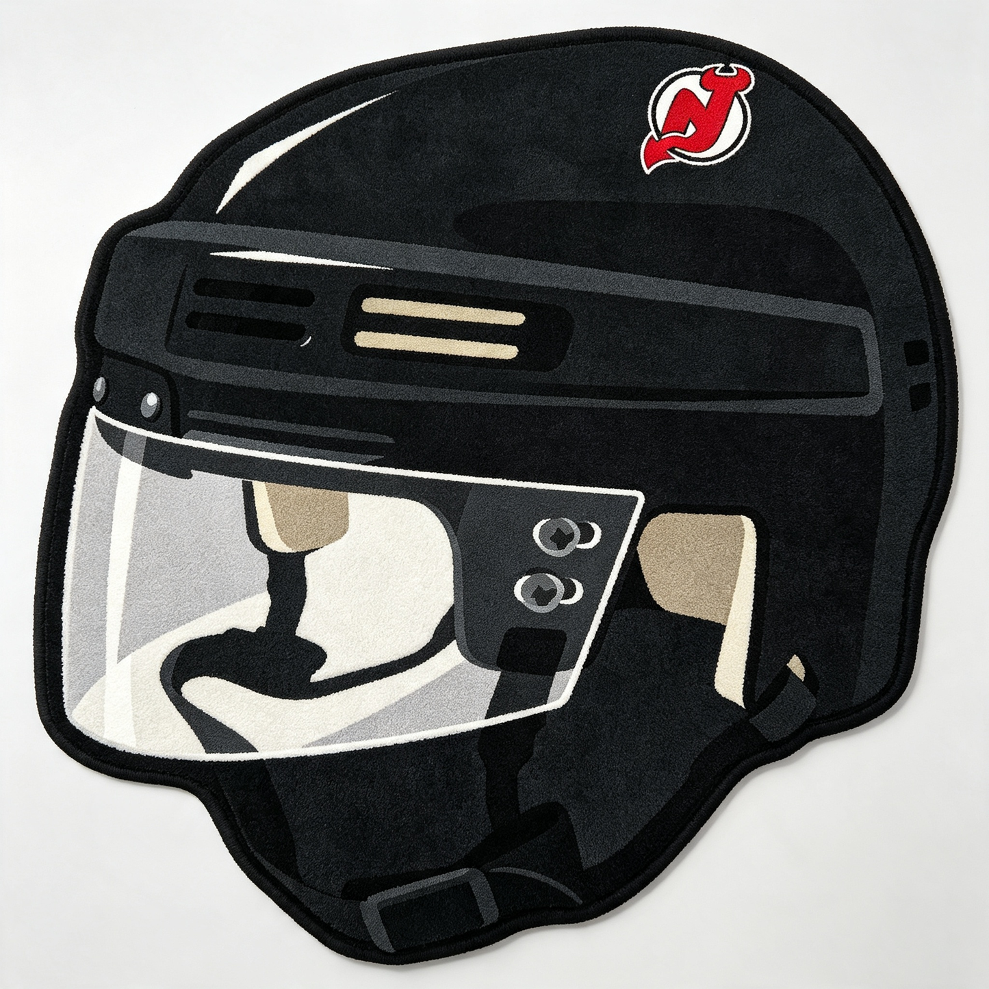 New Jersey Devils Helmet Rug