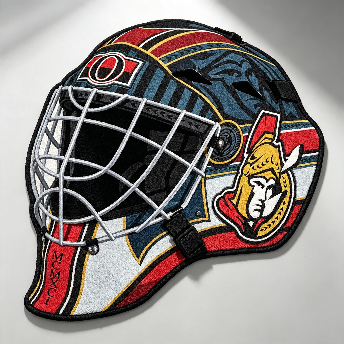 Ottawa Senators Goalie Helmet Rug
