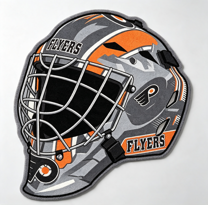 Philadelphia Flyers Goalie Helmet Rug