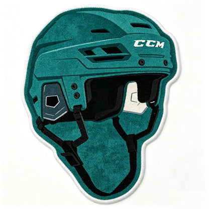 San Jose Sharks Helmet Rug