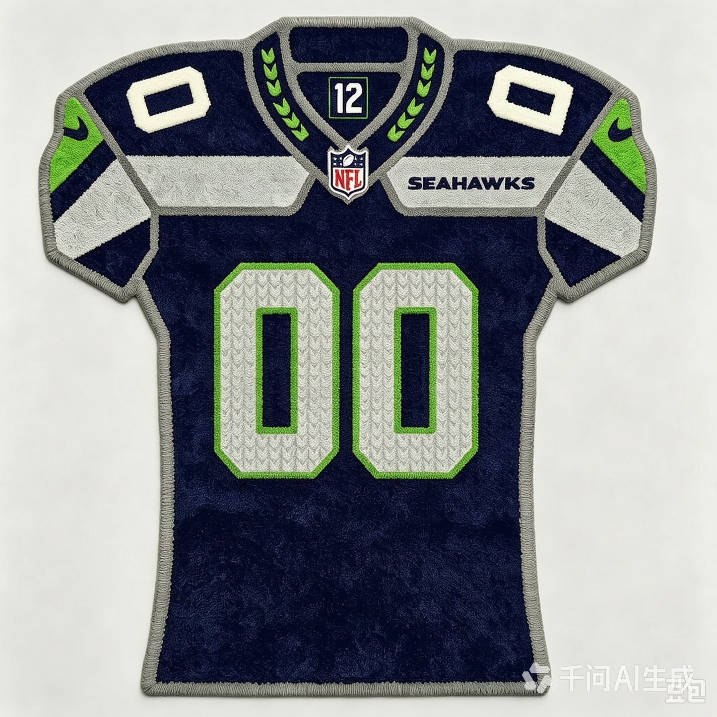 Seattle Seahawks Uniform Rug