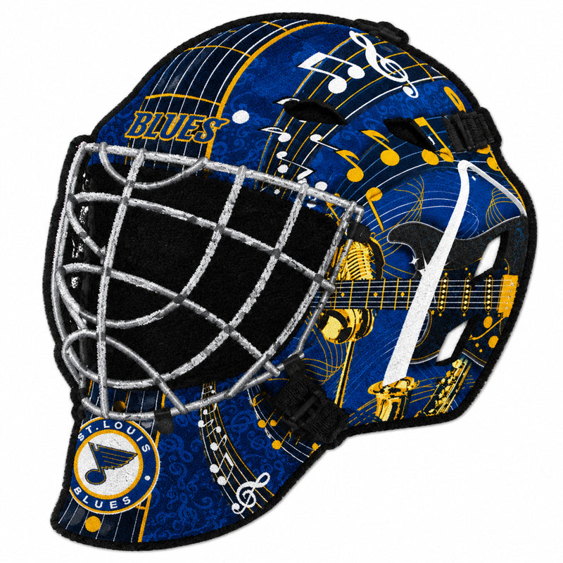 St. Louis Blues Goalie Helmet Rug