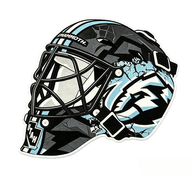 Utah Mammoth Goalie Helmet Rug
