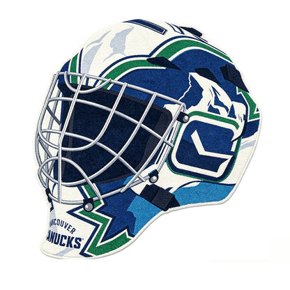 Vancouver Canucks Goalie Helmet Rug
