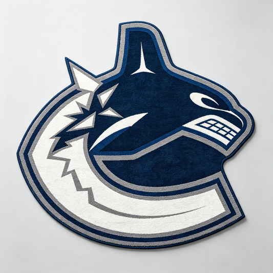 Vancouver Canucks Logo Rug