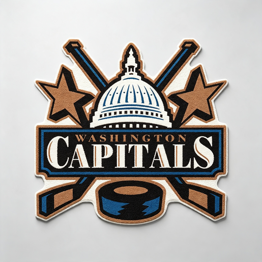Washington Capitals 2002 Logo Rug
