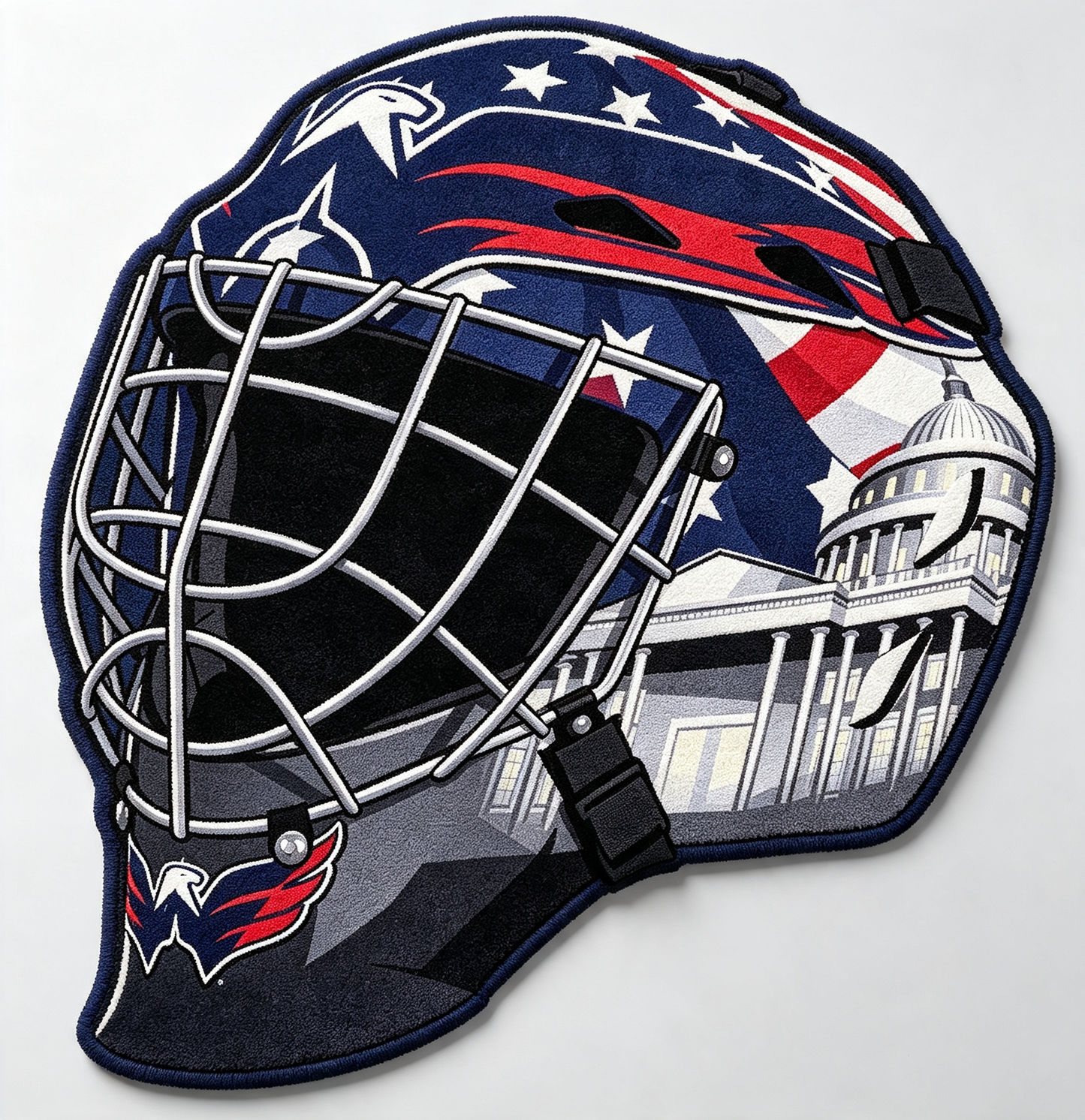Washington Capitals Goalie Helmet Rug