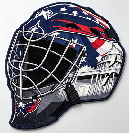 Washington Capitals Goalie Helmet Rug