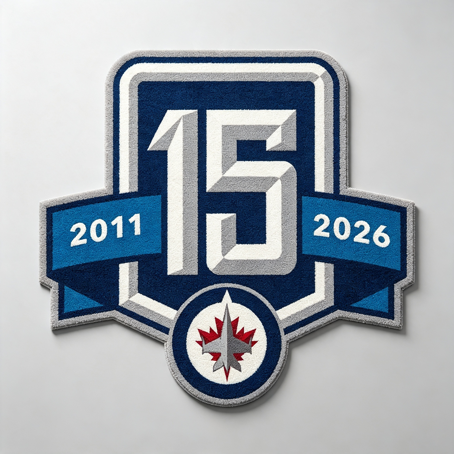Winnipeg Jets Logo Rug