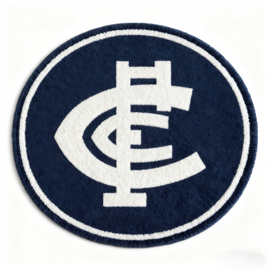 Carlton Fc Logo Rug