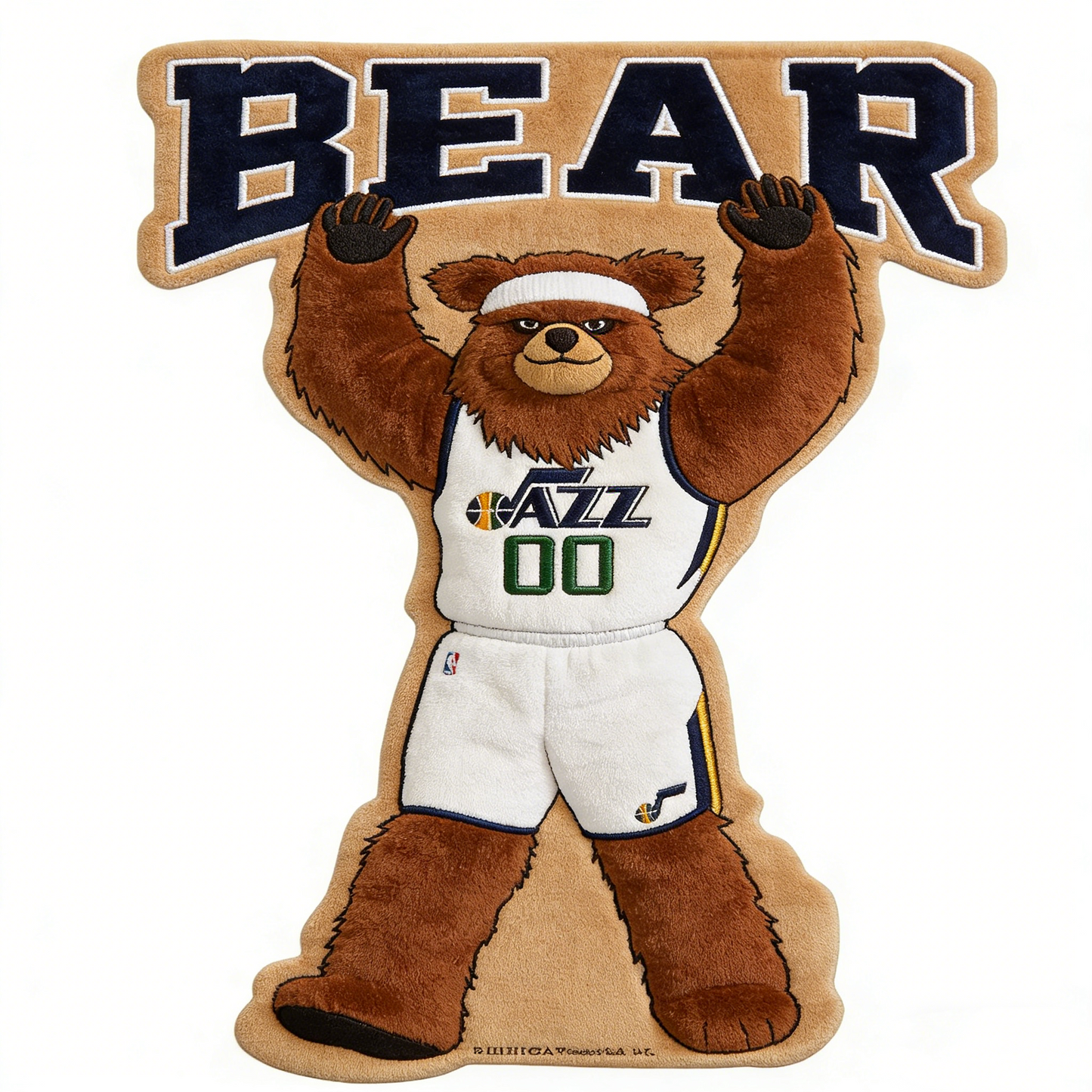 Utah Jazz mascot Rug